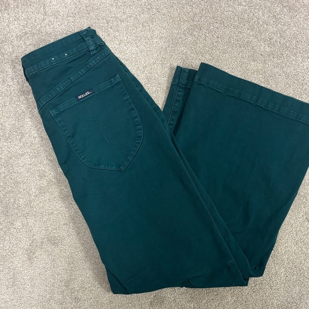 ROLLA'S Deep Teal Flare Jeans